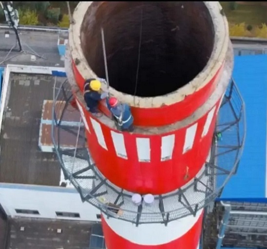 煙囪安裝避雷針：高空安裝，質(zhì)量保證